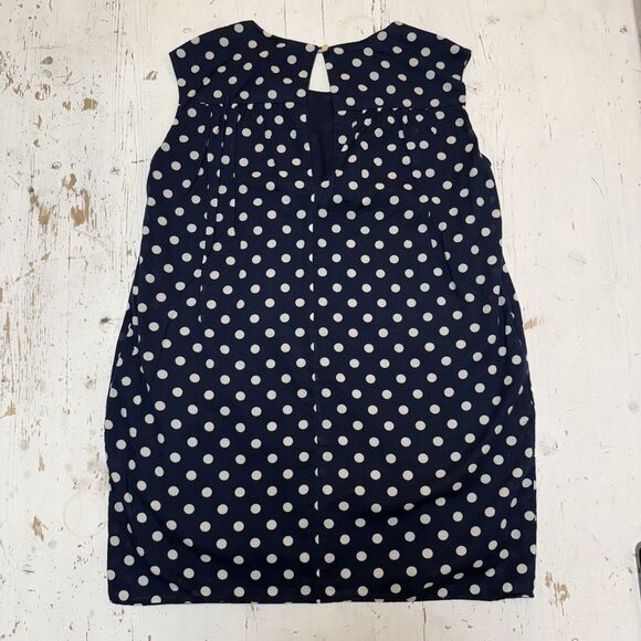 J. Crew Crewcuts Dress Bundle Children Girl 12 Polka Dot Paisley Pockets Cotton - Picture 4 of 16